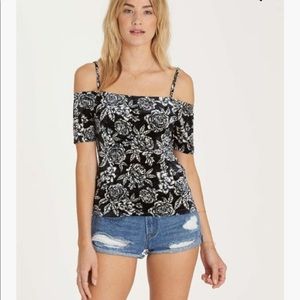 Billabong off the shoulder top